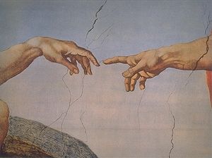 300px-Creation_of_Adam_(Michelangelo)_Detail